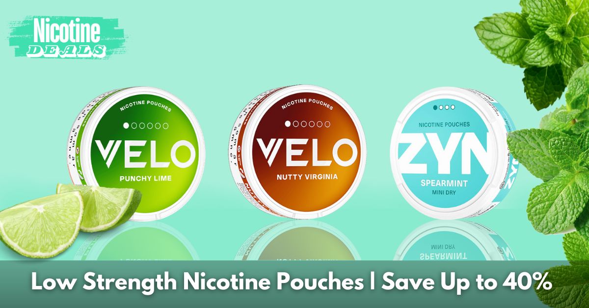 low strength nicotine pouches