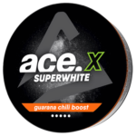 Ace X Guarana Chili Bost nicotine pouch can