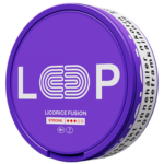 Loop Licorice Fusion Strong nicotine pouch can