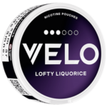 VELO Lofty Liquorice Nicotine Pouches can