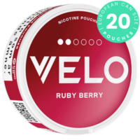 VELO Ruby Berry nicotine pouch can