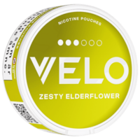 VELO Zesty Elderflower nicotine pouch can