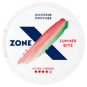 Watermelon nicotine pouch ZONE X Summer Dive Extra Strong can