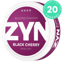 ZYN Black Cherry 6 mg nicotine pouch can