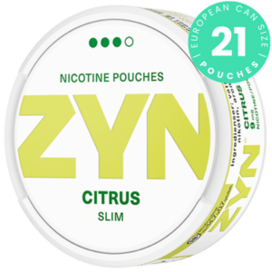 ZYN Citrus Slim Strong can