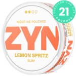 Can of Zyn Lemon Spritz Slim