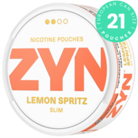 Can of Zyn Lemon Spritz Slim