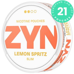 Can of Zyn Lemon Spritz Slim