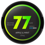 77 Apple Mint 20 mg nicotine pouches can