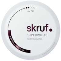 Skruf Superwhite No. 56 Nordic Liquorice