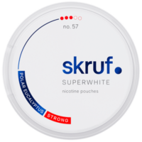 Skruf Superwhite No. 57 Polar Eucalyptus Strong nicotine pouches