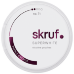 Skruf Superwhite No. 71 Purple Cassice nicotine pouches