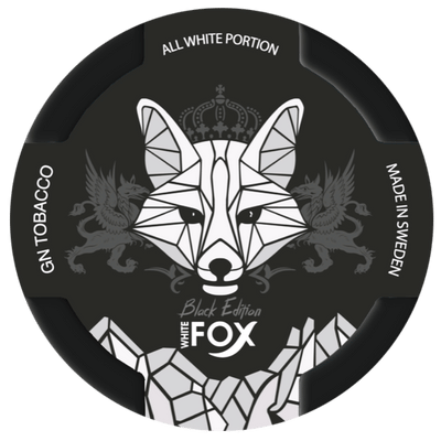 by gn tobacco WHITE FOX Original Balanced Nicotine Pouches White Fox Black Edition |