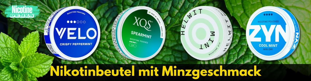 Nikotinbeutel mit Minzgeschmack