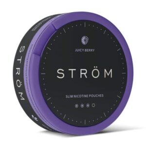 STRÖM Fruity Berry nicotine pouch can