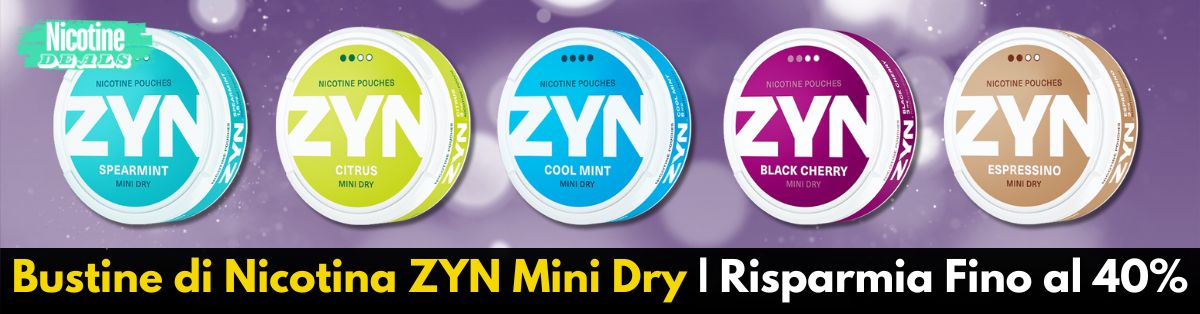 ZYN Mini Dry Bustine di Nicotina