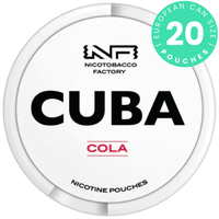 CUBA Cola nicotine pouch can