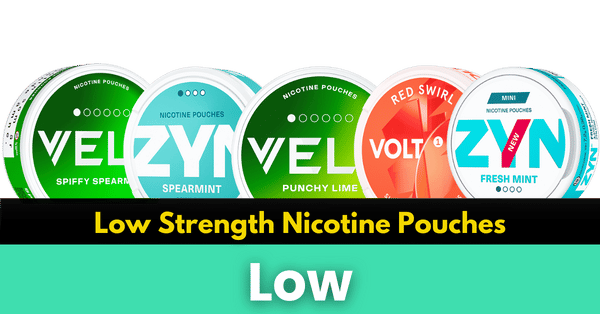 Low Strength Nicotine Pouches