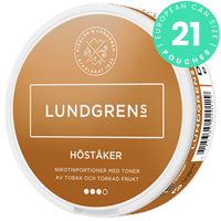 Lundgrens Höståker nicotine pouch can