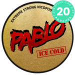 PABLO Ice Cold nicotine pouches can