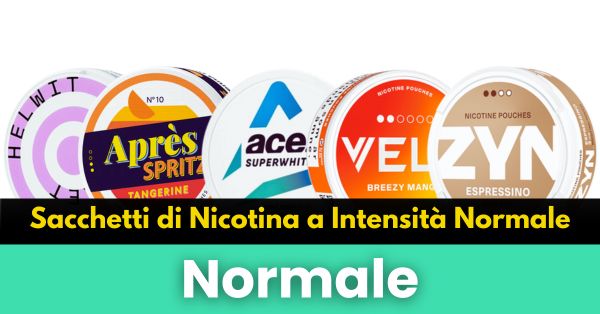 Sacchetti di Nicotina a Intensità Normale