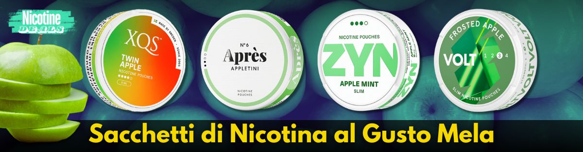 Apple Flavored Nicotine Pouches