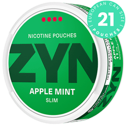 ZYN Apple Mint Slim Extra Strong nicotine  pouch can