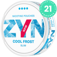 ZYN Cool Frost Slim Extra Strong Nicotine Pouches can