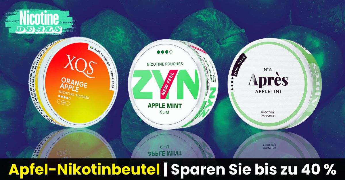 Apfel-Nikotinbeutel