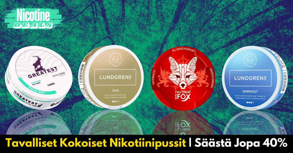 Tavalliset Kokoiset Nikotiinipussit