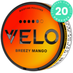 VEL Breezy Mango 14 mg nicotine pouch can