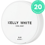 KELLY WHITE Cool Mint Slim can