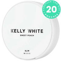 KELLY WHITE Sweet Peach Slim can