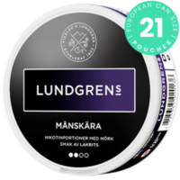 Lundgrens Månskära nicotine pouch can