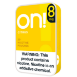 On Citrus 8 mg nicotine pouch can