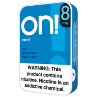 On mint 8 mg nicotine pouch can