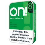 On Wintergreen 8 mg nicotine pouch can