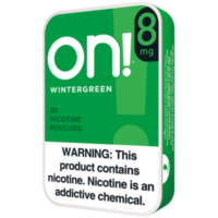 On Wintergreen 8 mg nicotine pouch can