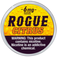 Rogue Citrus 6 mg nicotine pouch can