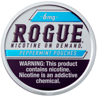 Rogue Peppermint 6 mg nicotine pouch can