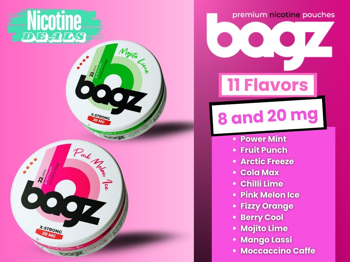 Bagz Nicotine Pouch flavors