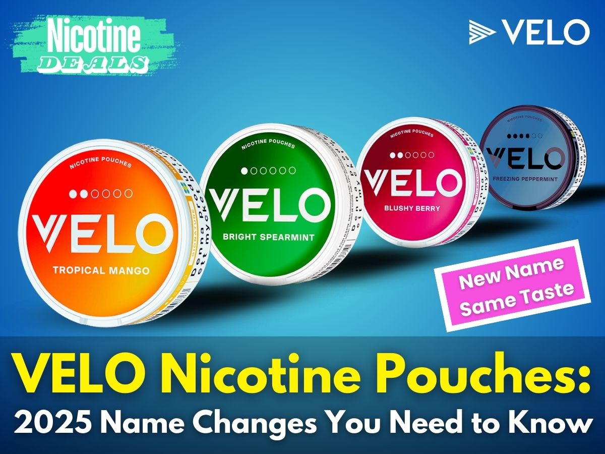 VELO Nicotine Pouch Name Changes 2025