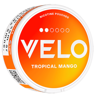 VELO Tropical Mango 6 mg nicotine pouch can