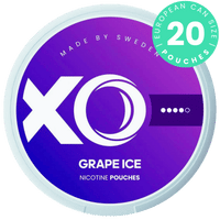 XO Grape Ice nicotine pouch can