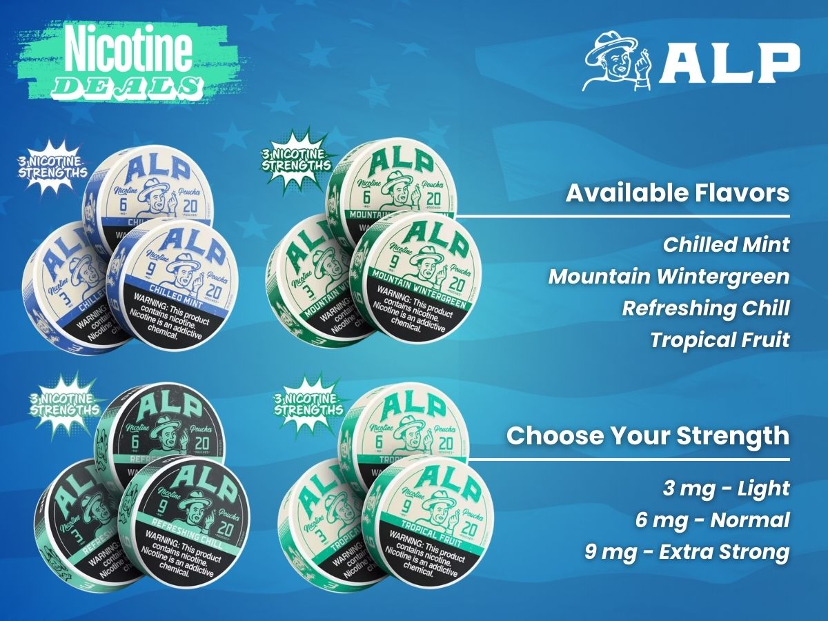 ALP Nicotine Pouches – Tucker Carlson’s Bold New Brand